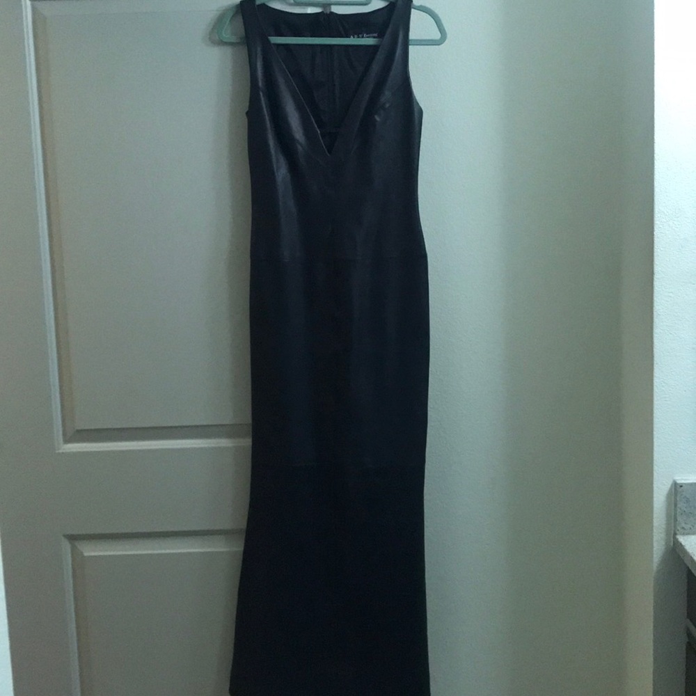 A.B.S Evening Lamb Skin Dress